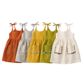 Koshberry Open Strap Frock Combo - Pack of 5 (Rust, White, Green, Yellow & Grey)