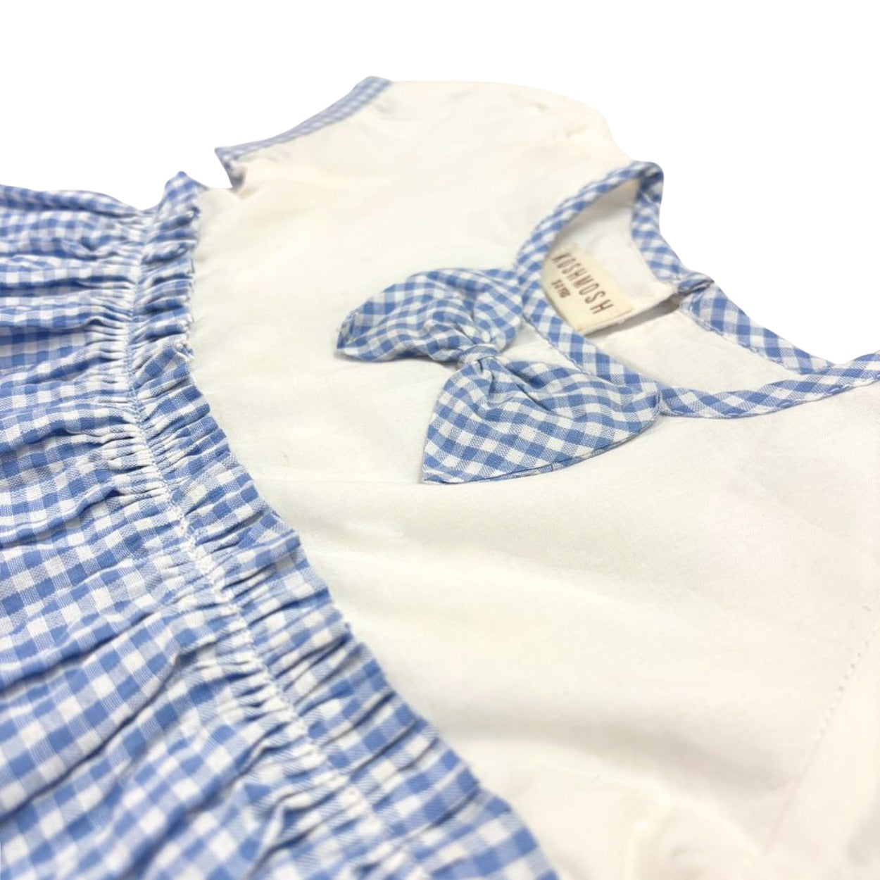 Koshberry Gingham Bow Frock Combo - Pack 5