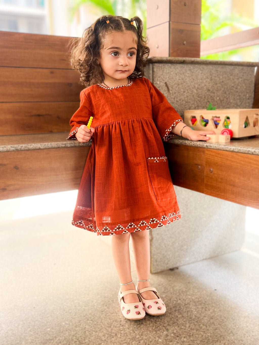Koshberry Bell Sleeve Frock