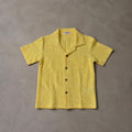 Koshberry premium muslin shirt lemon yellow front
